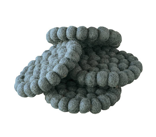 Bianca Lorenne - Pecora Steel Felted Coasters / Set of Four